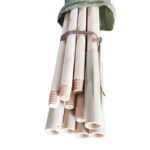 מוטות עץ מתקפלים לסוכה במארז