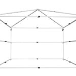 ערכת גזיבו למסגרת סוכה טלסקופית 3X3
