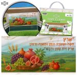בד תמונה לסוכה 'שבעת המינים'