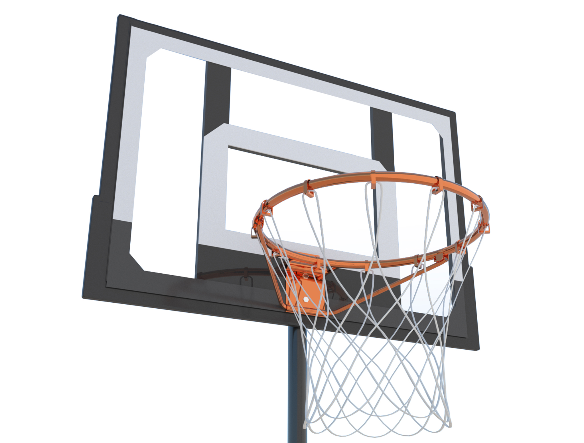 מתקן כדורסל נייד מתכוונן