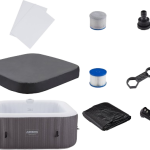 ג'קוזי מתנפח 6 מקומות, 130 סילוני אוויר עם שליטה חכמה במוצר