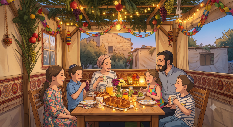 מארחים כמו גדולים: כך תהפכו את סוכות לשיא החופש של הילדים ✨